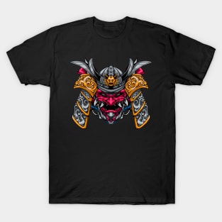 mecha samurai mask T-Shirt